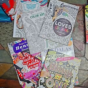 Coloring book bundle of 7 like new